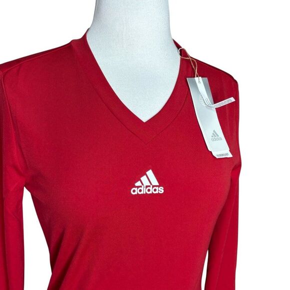 Adidas Women's Team Base Tee Red Size Medium NWT - Picture 6 of 6